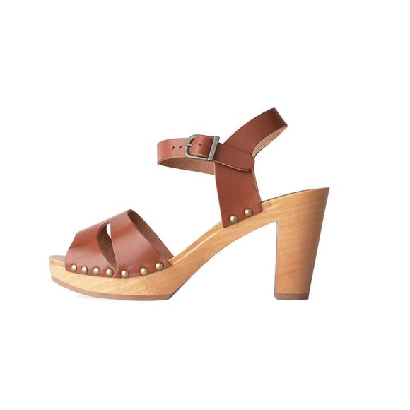 A.P.C. Wooden Heel Buckle Sandal - Picture 8 of 8